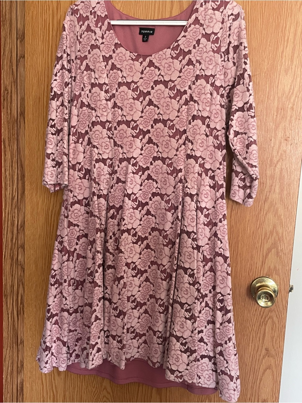 Label only - pink top